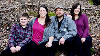 The Shepherd family, here in 2016, were blocked from escaping the deadly Redwood Valley Fire that ultimately claimed the children's lives. 