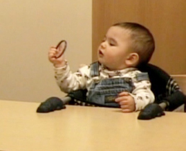 Unusual visual examination of objects in infants may indicate later autism diagnosis