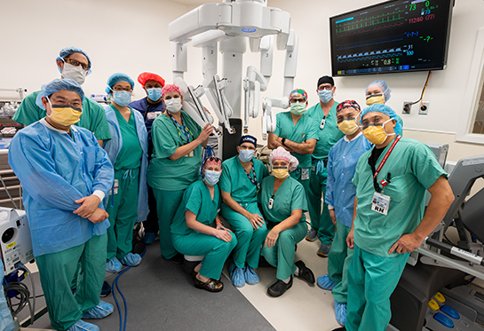 UC Davis Health robotic cardiac team.