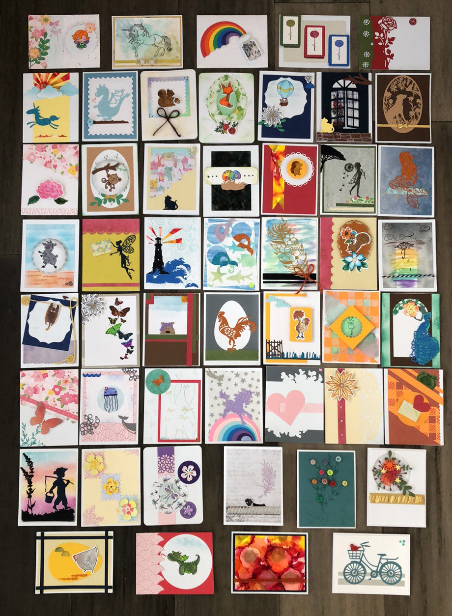 handmade thank-you cards