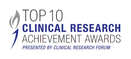 Top 10 Clinical Research Achievement Awards logo