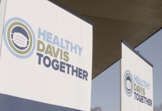 Healthy Davis Together sign
