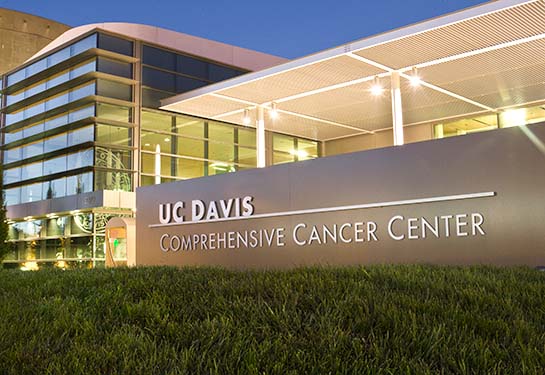 Exterior of the Comprehensive Cancer Center at UC Davis