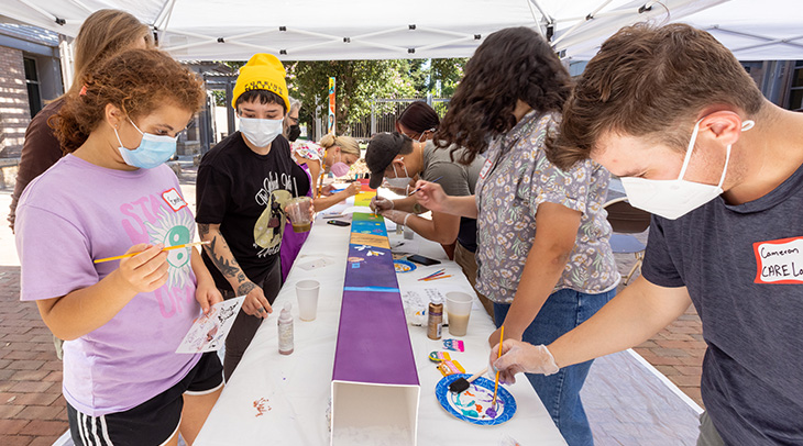 MIND Institute dedicates Peace Pole, a community art piece celebrating ...