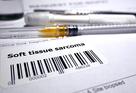 tube and medical bar code for sarcoma