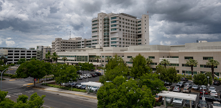 exterior of the medical center