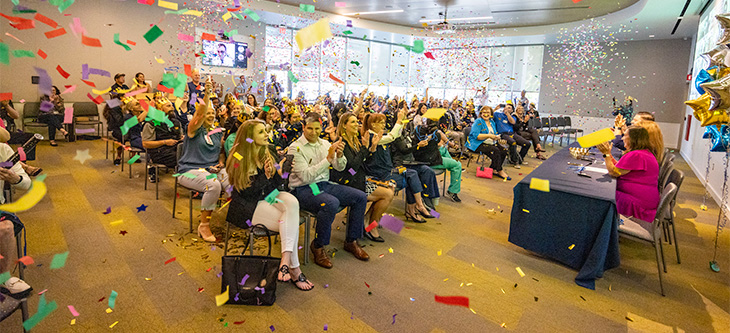 Magnet announcement celebration