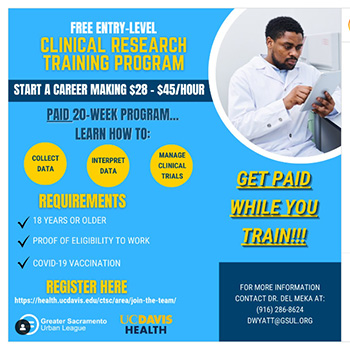 Training program flyer