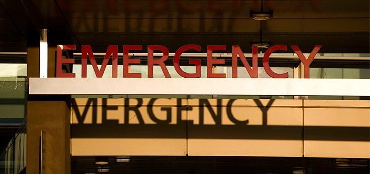 Emergency Department sign