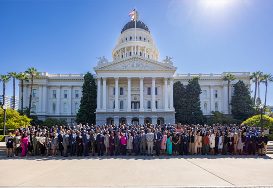 Group photo at Capitol 