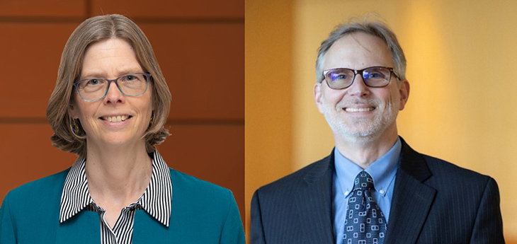 Side by image of Professor Janine LaSalle and David Segal 