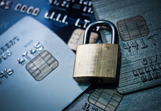 lock on several credit cards