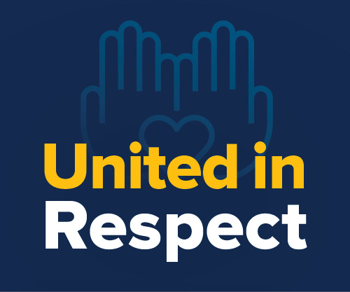 Campaign graphic featuring icon of hands holding heart