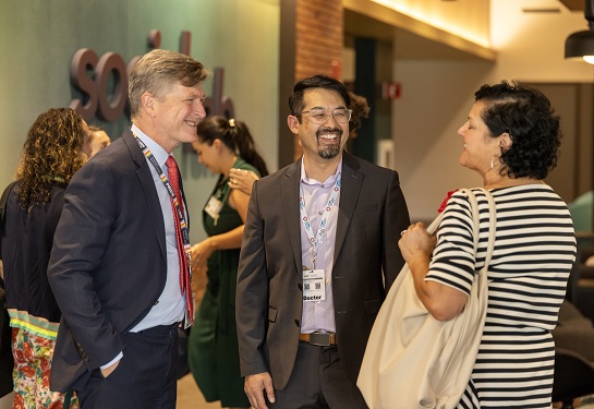 Hendry Ton at a celebration of his UC Davis Health career