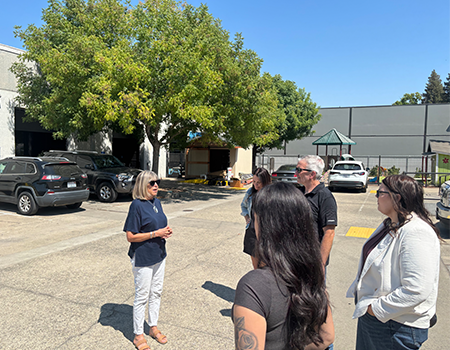 Members of the California Tower team visit Saint John&rsquo;s to tour the nonprofit&rsquo;s Sacramento campus.