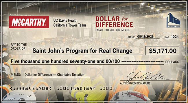 McCarthy's $5,171 check to St. John's.