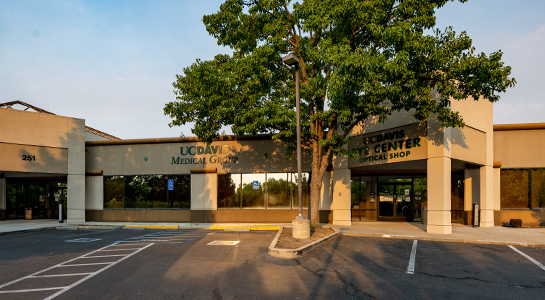 Exterior of UC Davis Health clinic at 251 Turn Pike Drive in Folsom, California
