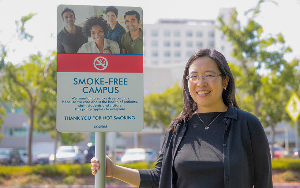 Elisa Tong, medical director for UC Davis Comprehensive Cancer Center's Stop Tobacco Program (SToP)