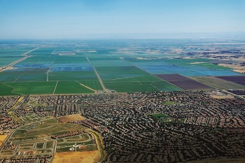 aerial farmland