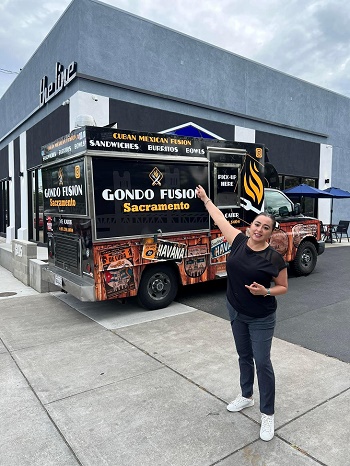 Silvia Rodriguez, owner of Gondo Fusion, a Mexican-Cuban flare food truck.