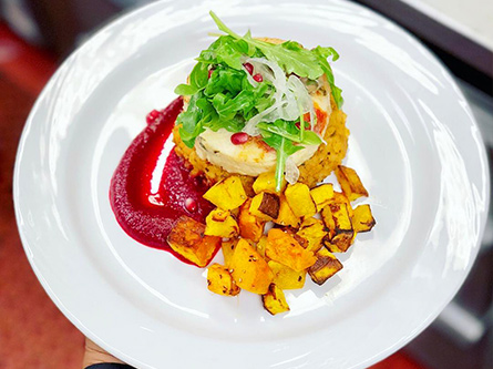 Instagram photo of gourmet-plated food