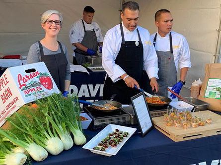 UC Davis booth at Farm to Fork festival