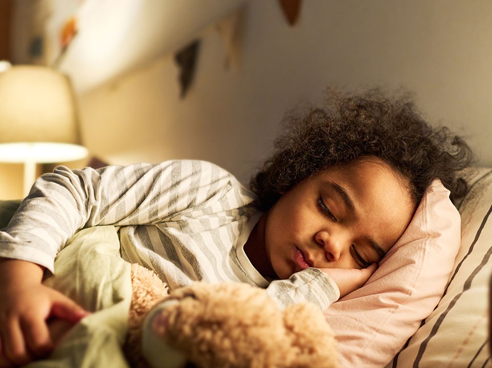 little girl sleeping