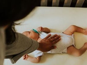 baby sleeping in crib