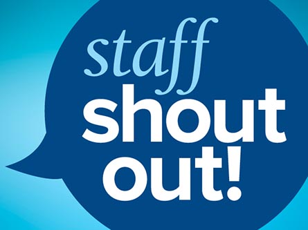Staff shout out image