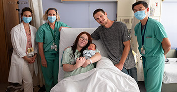 Kayla price and her care team