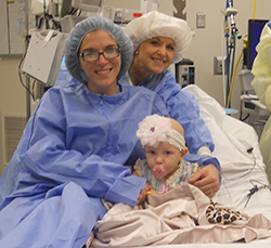 Pediatric cancer patient, Emily Love, begins her long treatment journey at UC Davis Children’s Hospital.
