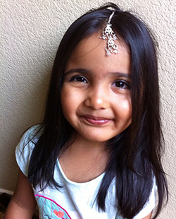 UC Davis Children's Hospital patient Tasneem.