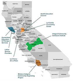 image of CA map