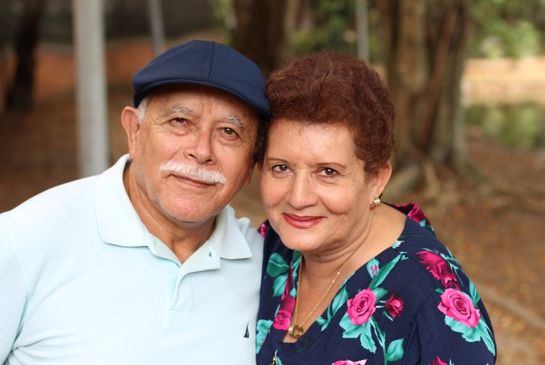older ethnic couple