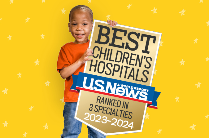 U.S. News & World Report children specialty badge