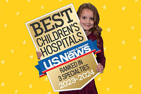 A U.S. News & World Report Best Children’s Hospitals