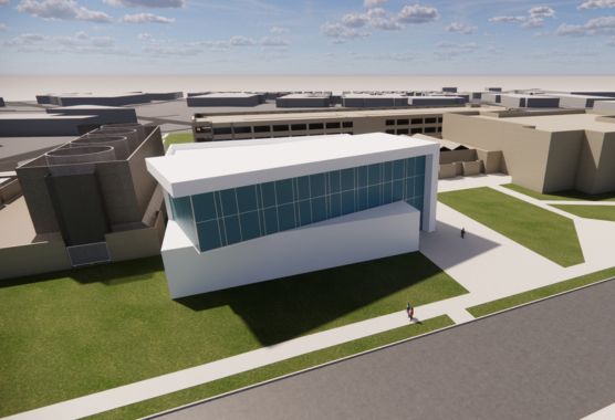 Rendering of the Central Utility Plant Expansion