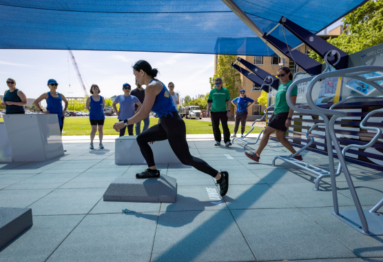 Photo of Fitness Court in use