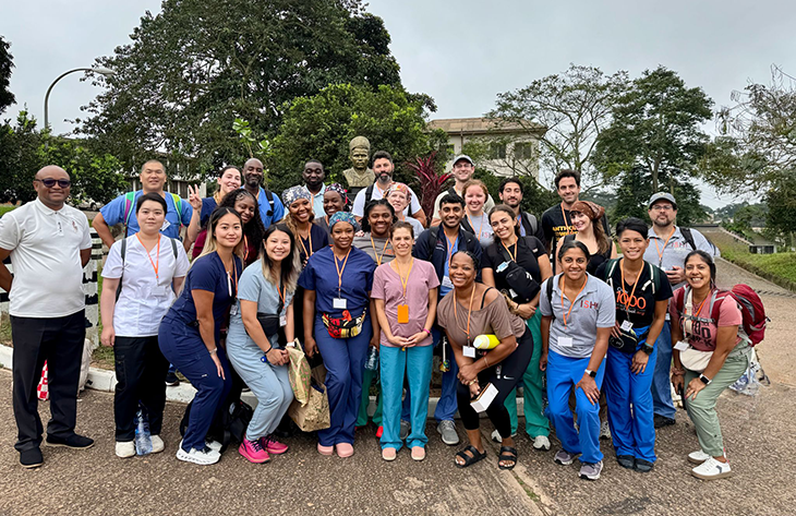 Global surgery group on trip to Ghana.