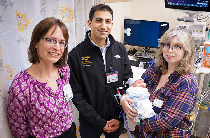 Patient, baby and care team