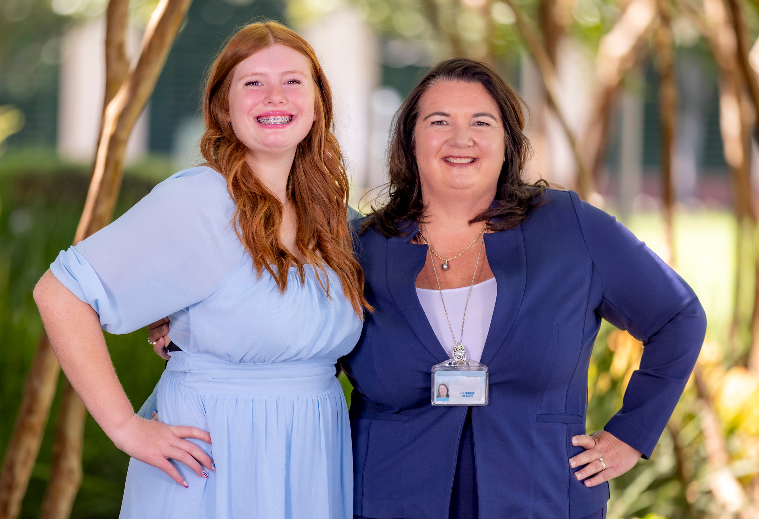 UC Davis Health employee Ann and her daughter Jordyn