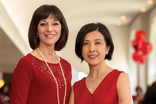 Dr. Amparo Villablanca and Adele Zhang