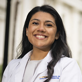 Angelica Martin, a UC Davis medical school graduate, now a resident in training