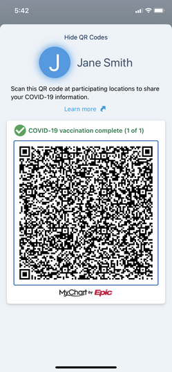 access your COVID-19 vaccine records via mobile app step 2a