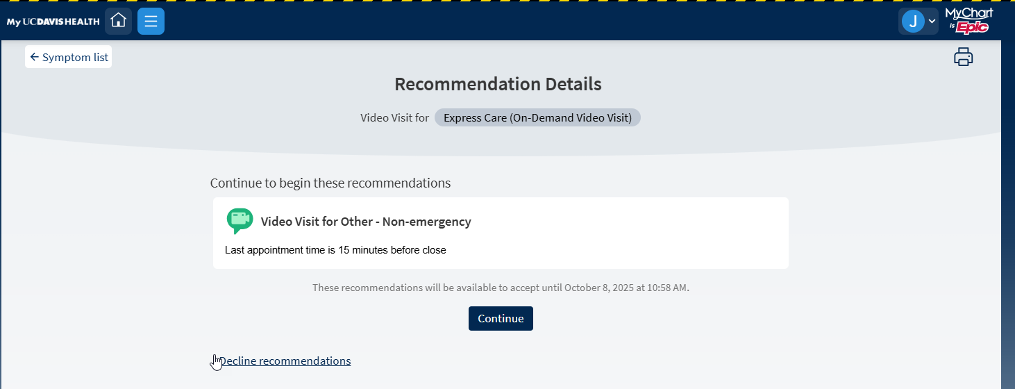 express care on a computer step 6