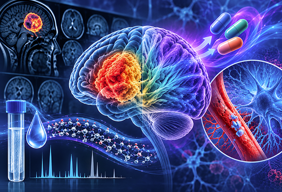 Brain tumor illustration