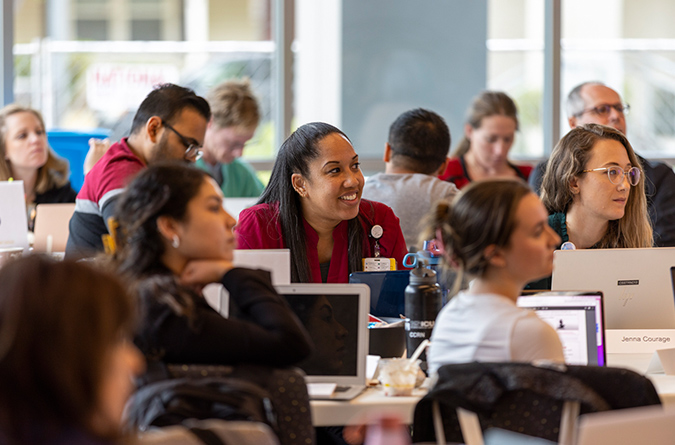 Nurses attending the Evidence-Based Practice programs.
