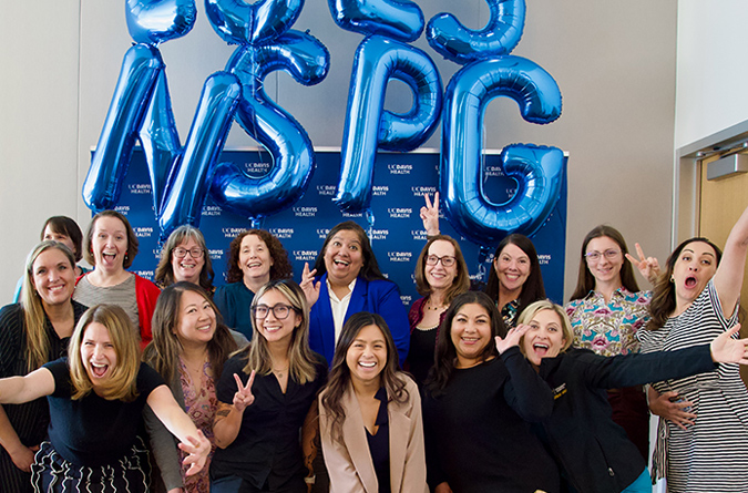 EBP and Research Council having fun in a group photo.