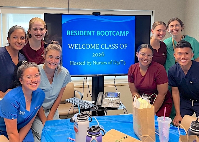 residents group photo at "resident bootcamp" event