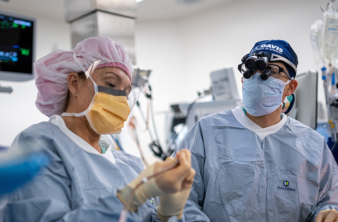 Robotic heart surgery at UC Davis Health